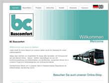 Tablet Screenshot of bc-buscomfort.de